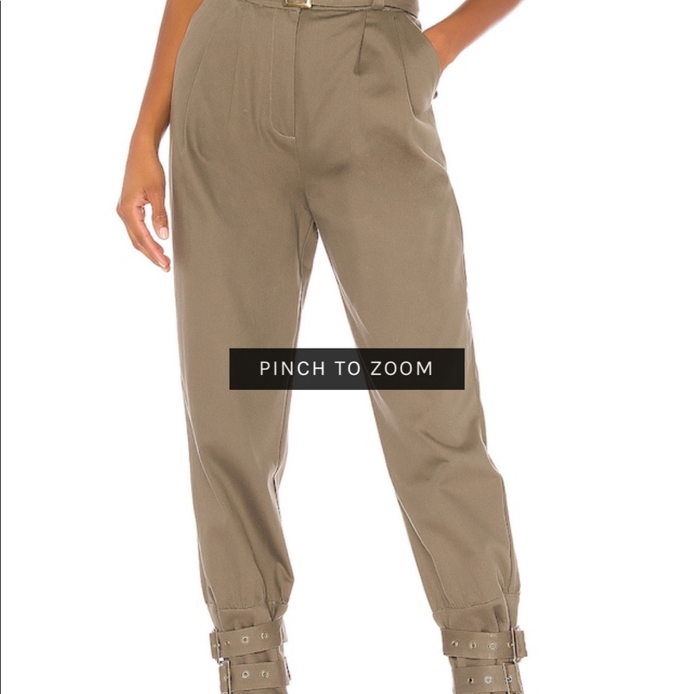 Lovers + friends Ajax Pant in Olive Green sm